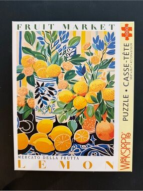 Werkshoppe Lemon Market 1000-Piece Puzzle